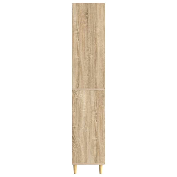 Skåpset 2 pcs Sonoma-ek Konstruerat trä