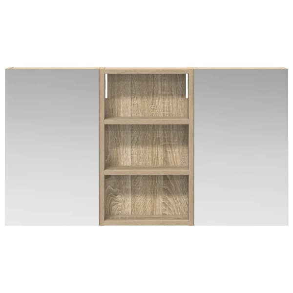 Badrumsskåpsset 3 st 90 x 10,5 x 50 cm Konstruerat trä