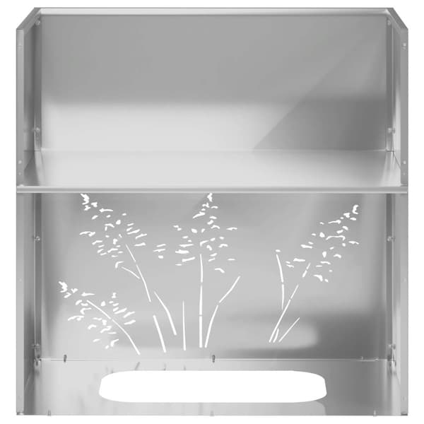 Trädgårdsplanterare Silver 50 x 30 x 49 cm Galvaniserat stål