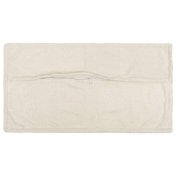 Kuddöverdrag 12 st HOUTEN Gräddvit 40 x 80 cm Bouclé