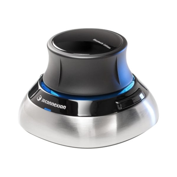 3Dconnexion SpaceMouse Wireless - 3D-mus - Bluetooth, 2.4 GHz