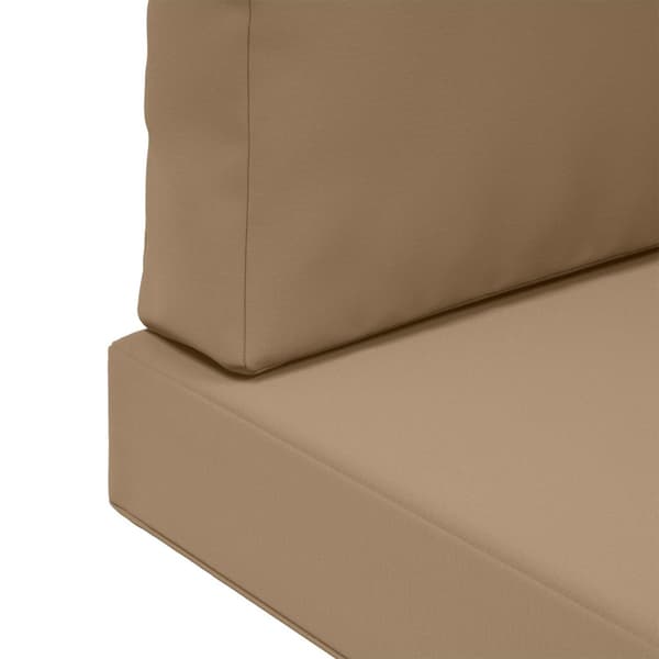 Utomhus Soffa Kudde 3 pcs Taupe Polyester