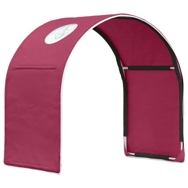Sängtunnel 2 pcs Röd 211 x 52,5 x 2 cm Polyester
