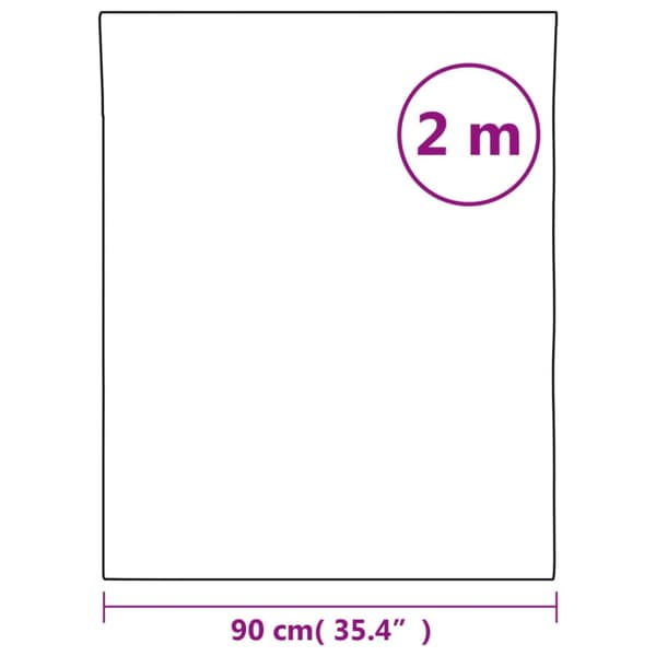 Spegelfilmer 2 st självhäftande 90x200 cm PET