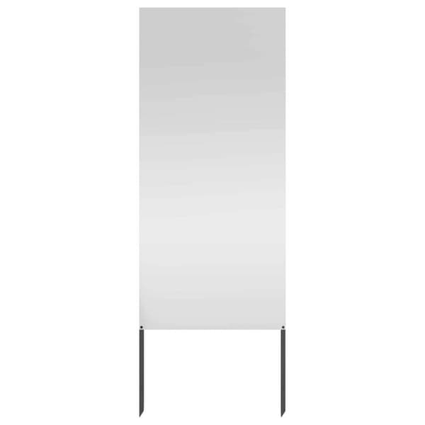 Trädgårds integritetsskärm Silver 50 x 140 cm Galvaniserat stål