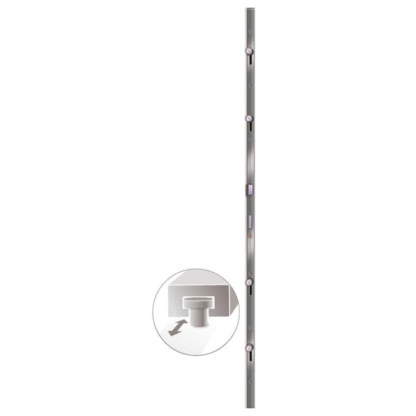 Ytterdörr vit 108x208 cm PVC