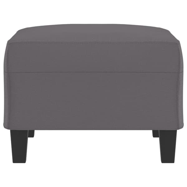 Fotpall grå 70x55x41 cm konstläder