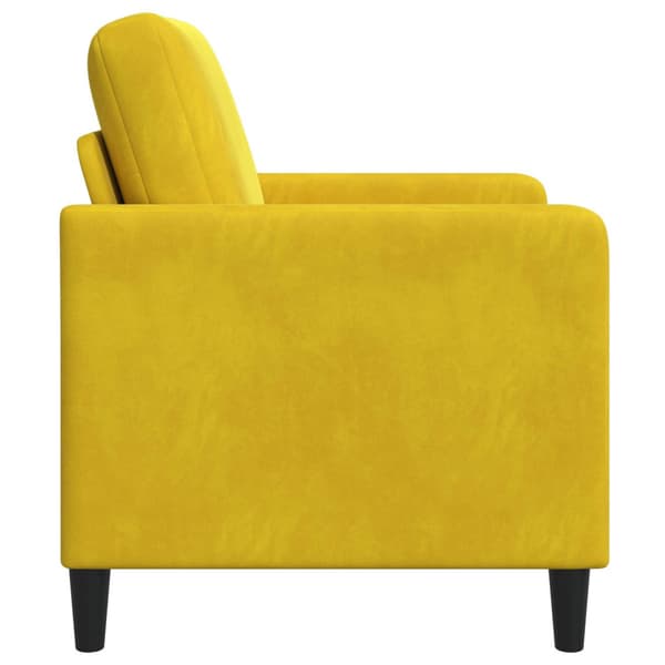 Soffa med förvaring Gul 72 x 78 x 87 cm Polyester