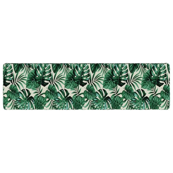1-delad Bänk Kudde VUGHT 100% Polyester Bladmönster