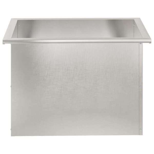 Odlingslåda med LED Silver 40 x 60 x 40 cm Rostfritt stål