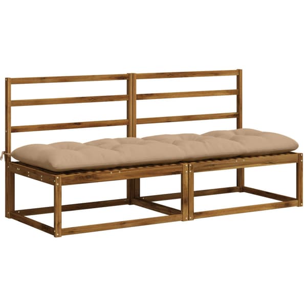 Bänk kudde VIANEN 100% Polyester Sand 190 x 60 x 12 cm