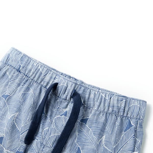 Barnshorts med snöre mörkblå 104