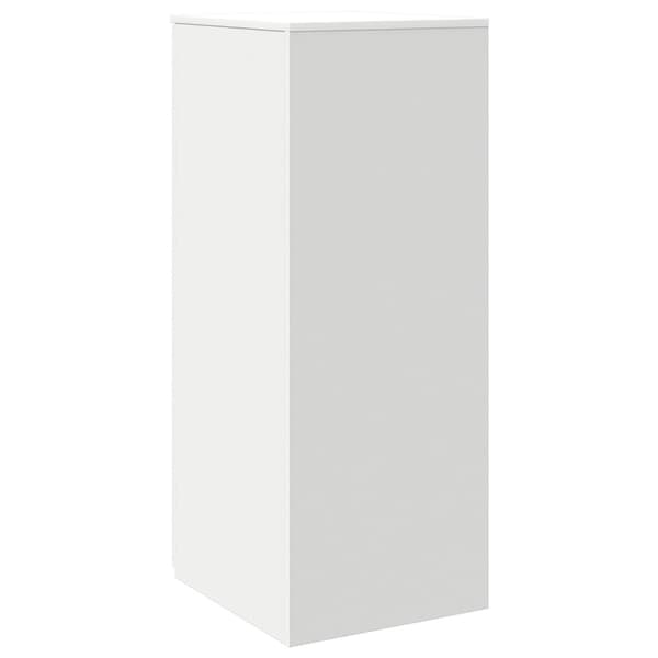 Förvaringsskåp vit 40x45x103,5 cm konstruerat trä