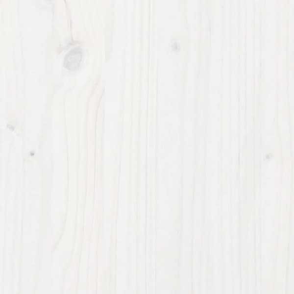 Odlingslåda vit 70x40x68,5 cm massiv furu