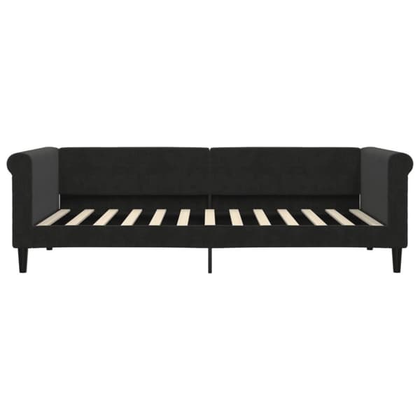 Dagbädd svart 90x200 cm sammet