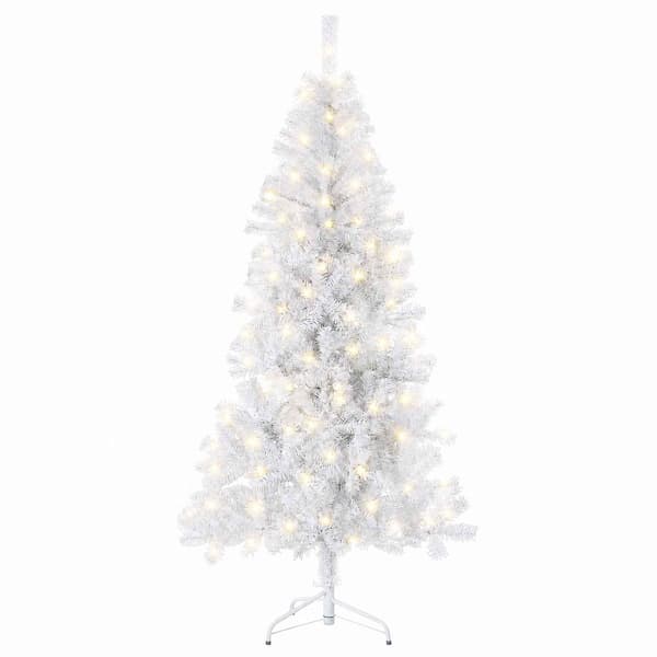 Plast Hingad Julgran 180 cm 300 LED-lampor Varmvit