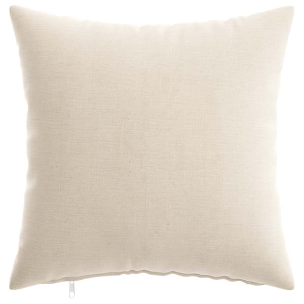 Kuddöverdrag 6 st HEERLEN Gräddvit 35 x 35 cm Chenilletyg