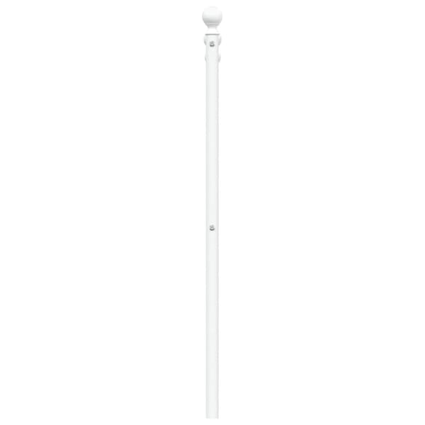 Ersättningsgavel metall vit 135 cm