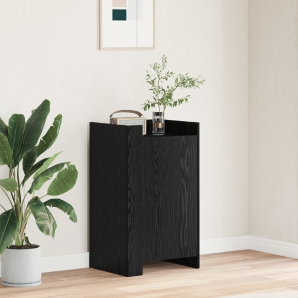 Sidoard Svart ek 45x35x75 cm Konstruerat trä