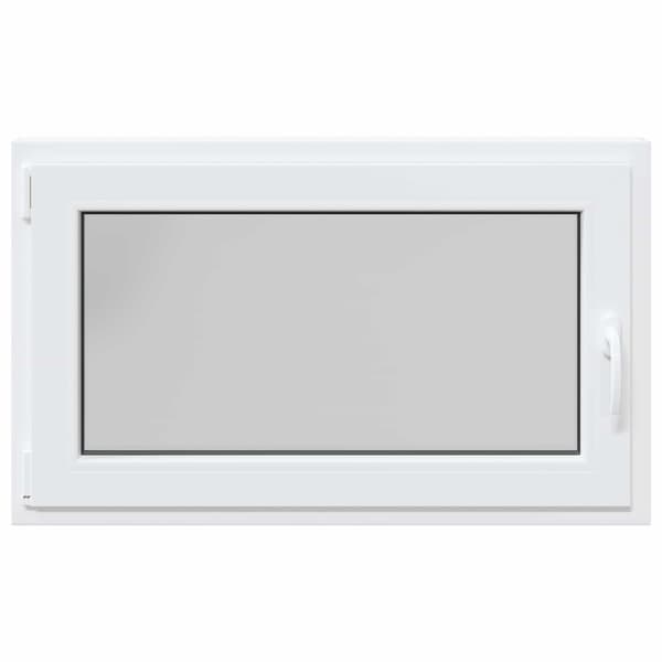 Källarfönster RISOR Vit 100 x 60 cm PVC och glas