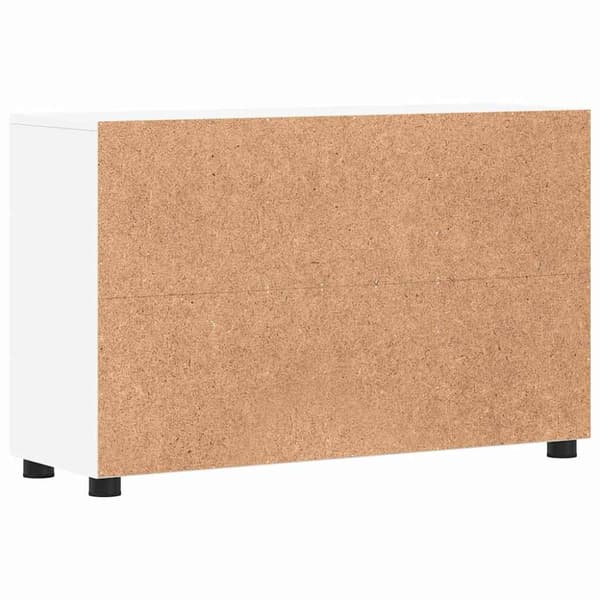 Sideboard FLORIN 88,5 x 30,5 x 55,5 cm Vit Konstruerat trä