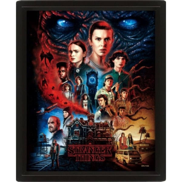 Stranger Things 4 (Vecna) Framed 3D