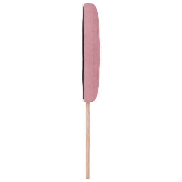 Huvudgavel Rosa 90 cm Sammet
