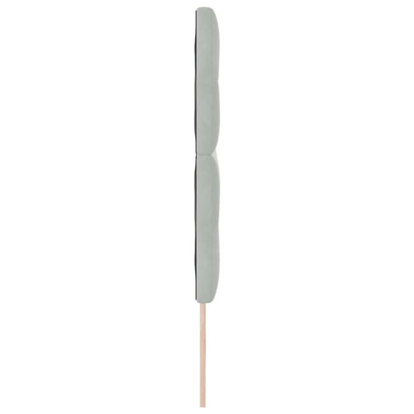 Huvudgavel Ljusgrå 144 cm Sammet