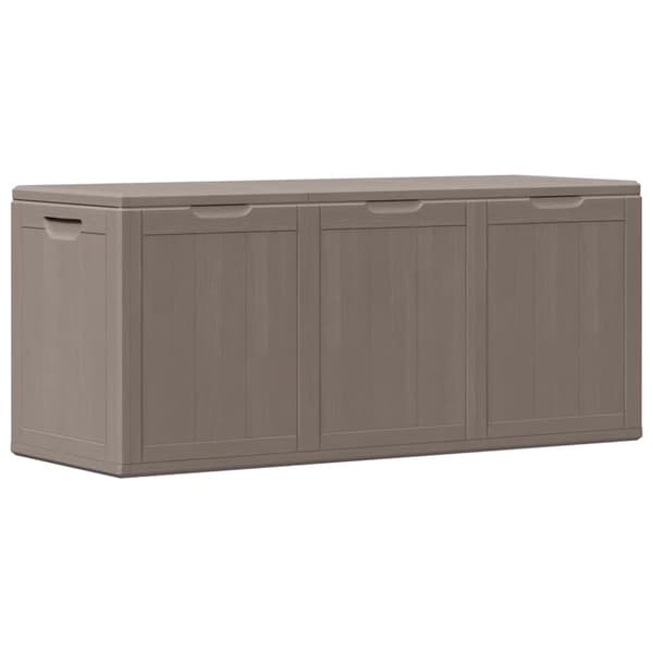 Dynbox 270 liter brun PP-träliknande