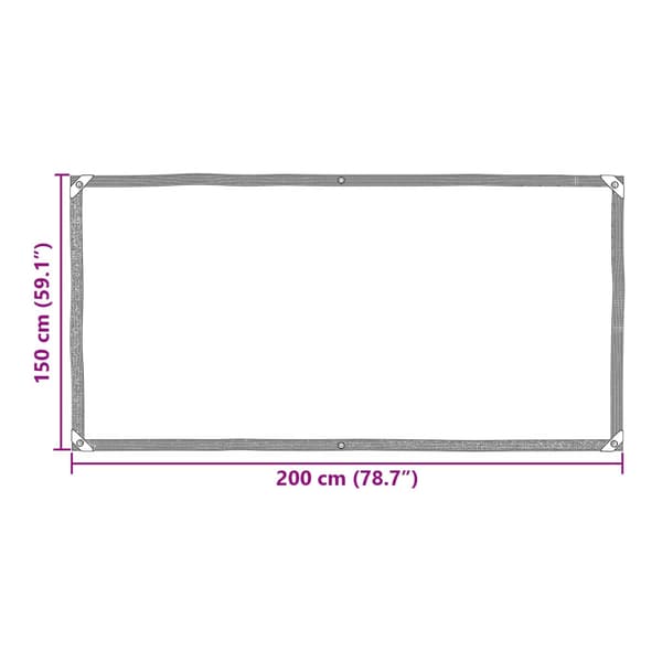Växtskydd Transparent 2 x 1,5 m PE
