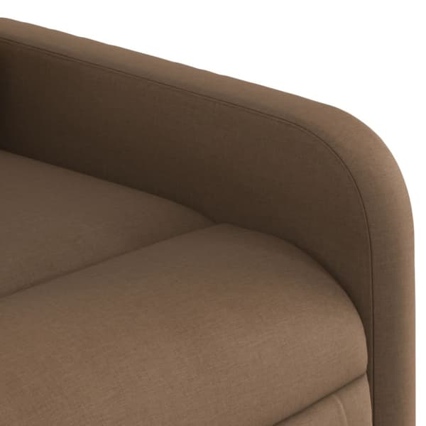 Reclinerfåtölj brun tyg