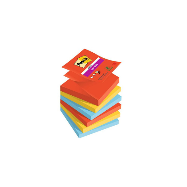 Notes POST-IT SS Z-b Playful 76x76 6/fp