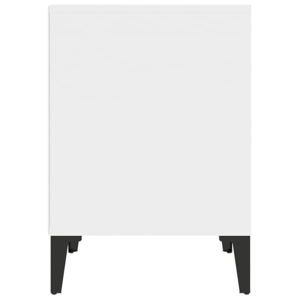 Sängbord vit 40x35x50 cm