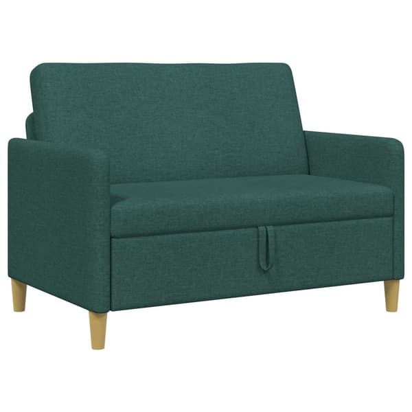 Soffa med förvaring Mörkgrön 122 x 78 x 87 cm Polyester