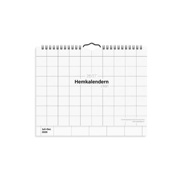 Hemkalendern Clean 26/27