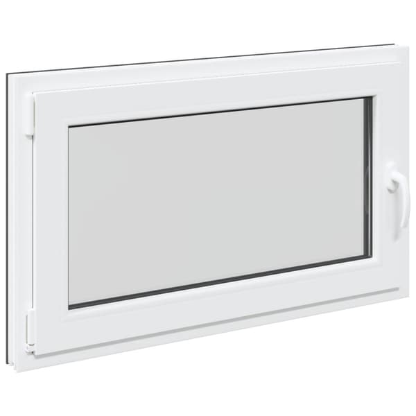 Källarfönster RISOR Antracit 100 x 60 cm PVC och glas