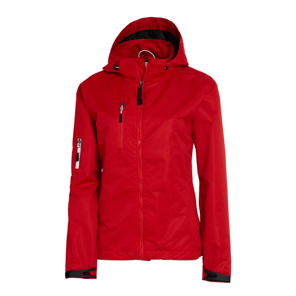 Barber Jacket w Red Female