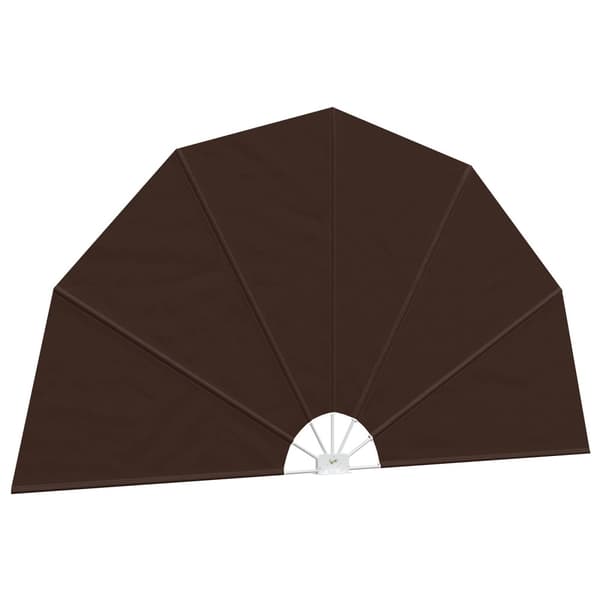 Balkongskärm Ø 320 cm Polyester Brun