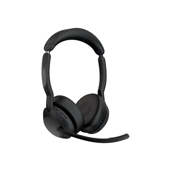 Jabra Evolve2 55 UC Stereo - headset - USB-C, USB-A - med laddningsställ