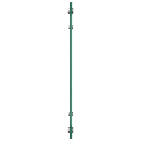 Köksskydd 2 pcs Vit 80 x 50 cm härdat glas