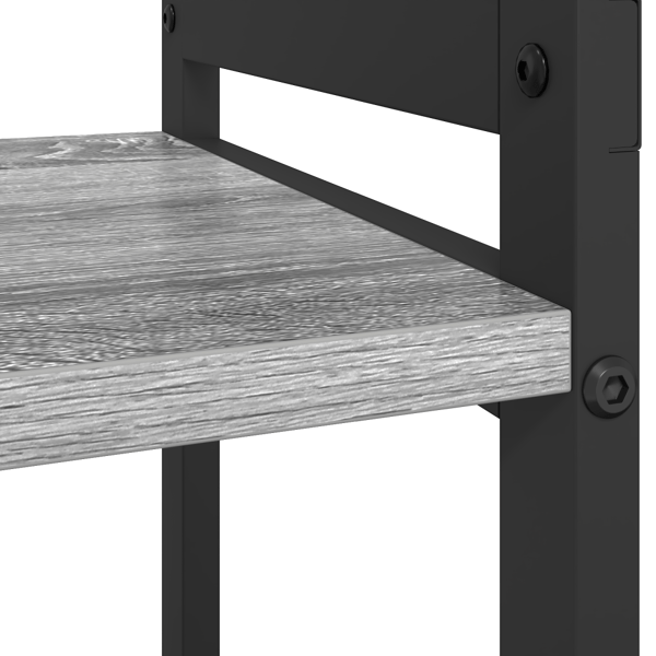 Hyllsystem Grå sonoma 60 x 30 x 50 cm Konstruerat trä