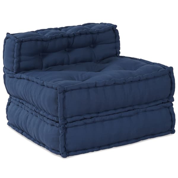 Modulsofa enhet 3 pcs Indigo Tyg