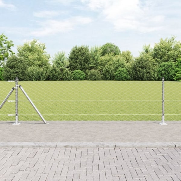 Hexagonstaket 0.6x100 m Galvaniserat stål