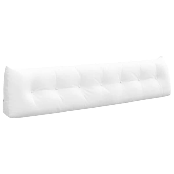 Ryggkudde Vit 200 x 24 x 50 cm tyg