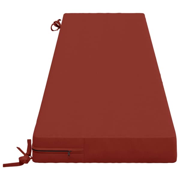 Bänk kudde SOEST 100% Polyester Röd 200 x 40 x 8 cm