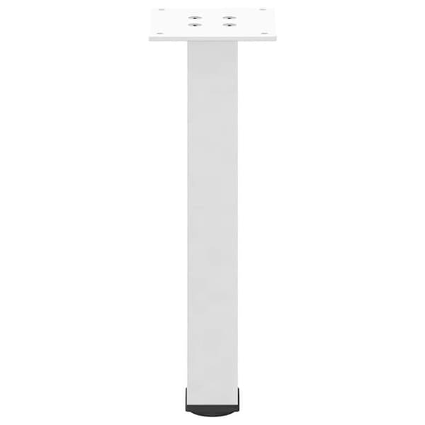 Soffbordsben 4 st vita 30-32 cm stål