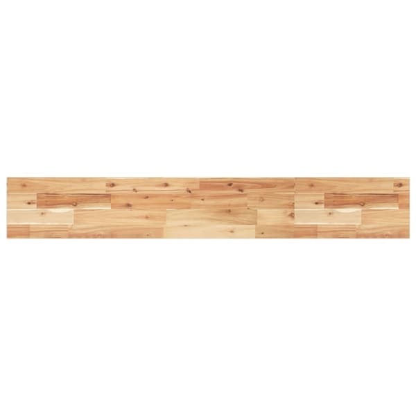 Bordsskiva rektangulär 120x20x2 cm massivt akaciaträ