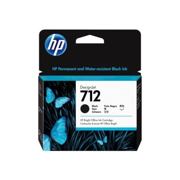 HP 712 - svart - original - DesignJet - bläckpatron