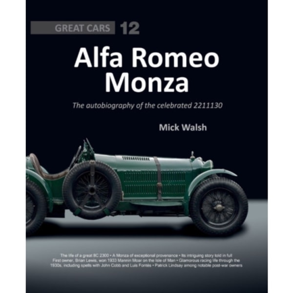 Alfa Romeo Monza (inbunden, eng)