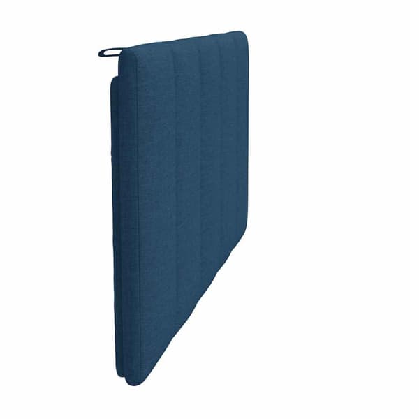 Headboard Cushion "Hanko" Blue 100 cm Fabric